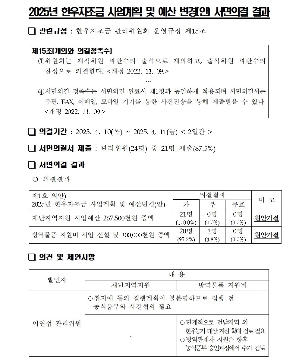 한우자조금관리위원회