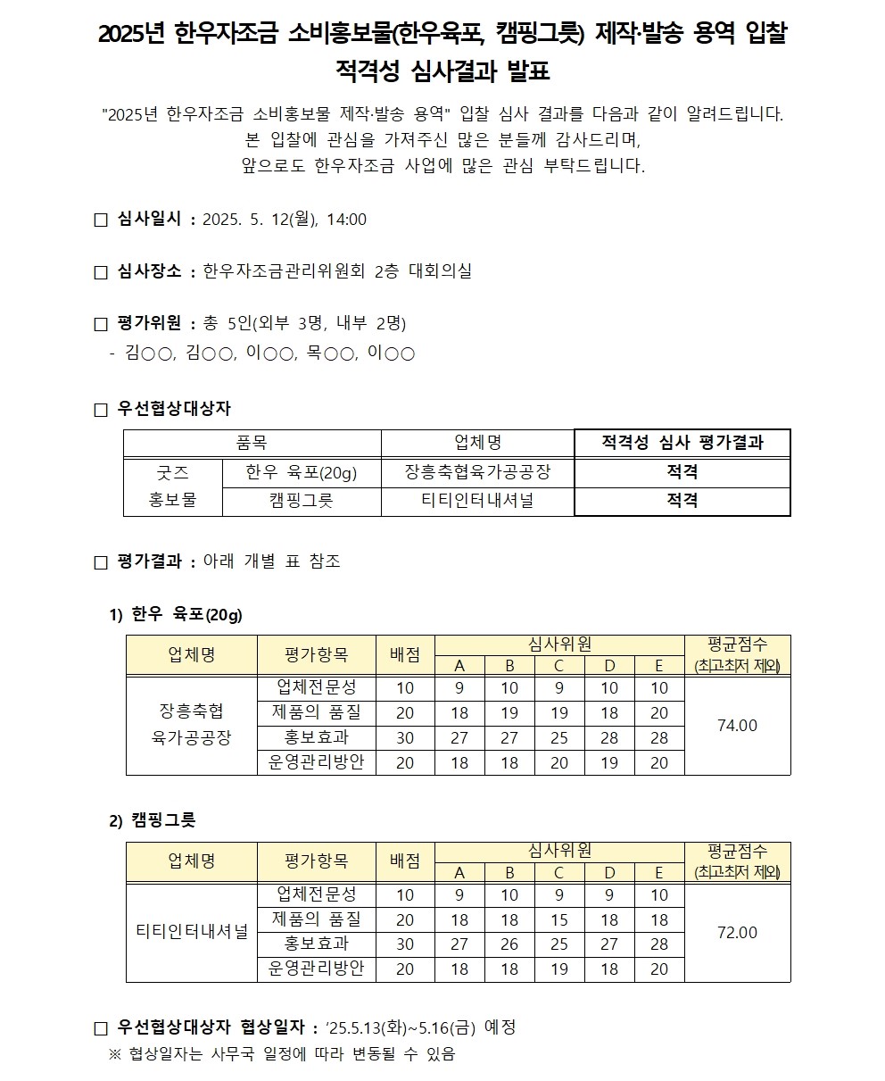 한우자조금관리위원회