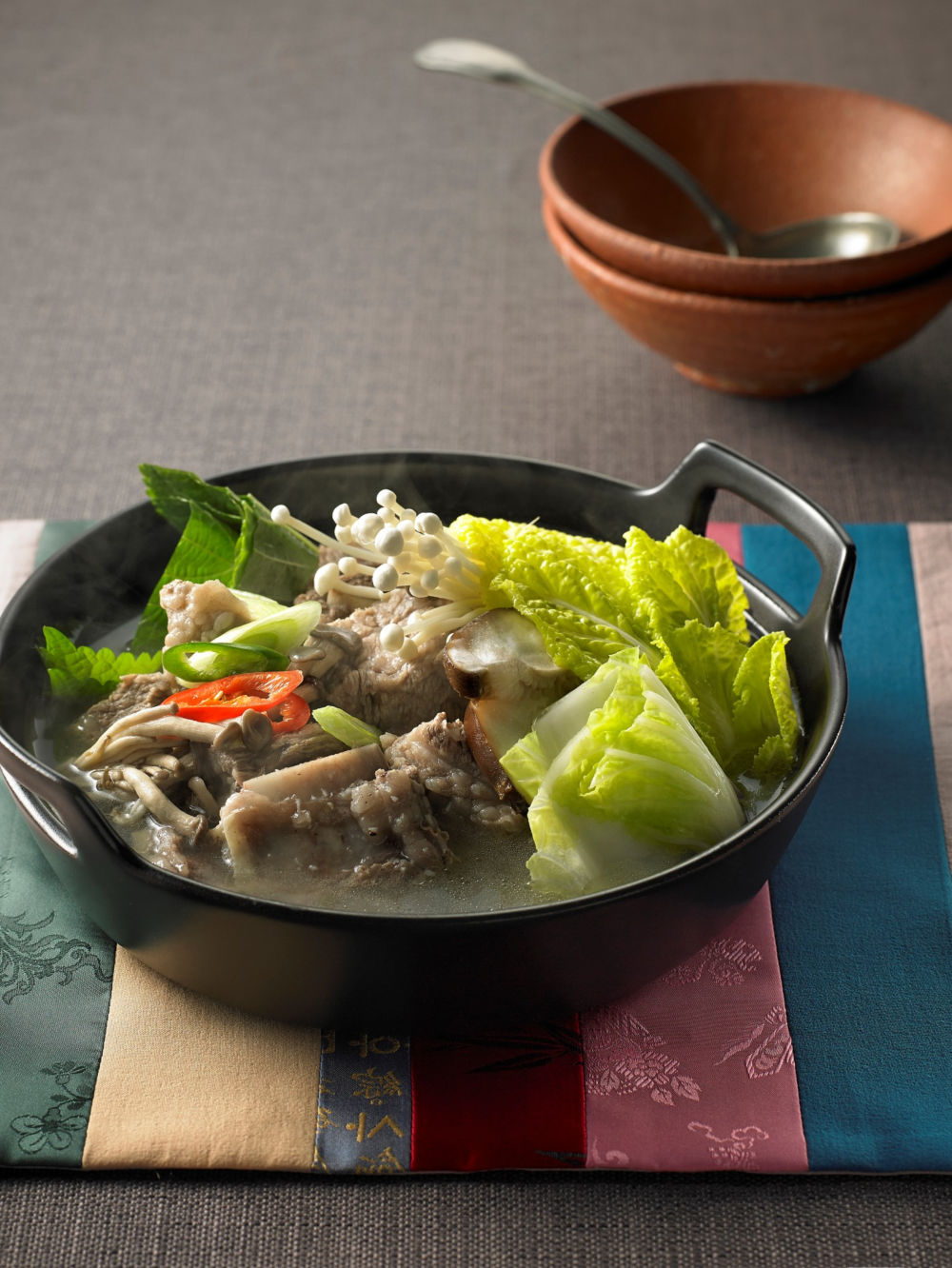 한우갈비 배추전골